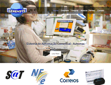 Tablet Screenshot of gerensys.com.br